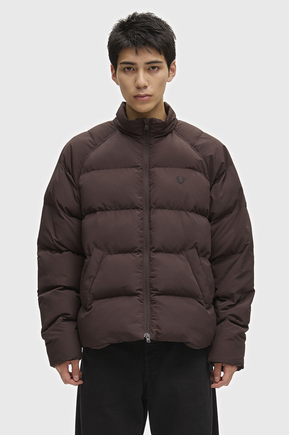 FRED PERRY 「FRED PERRY／Raglan Sleeve Padded Jacket／ワンポイントロゴ ラグランスリーブ中綿ジャケット」|その他|