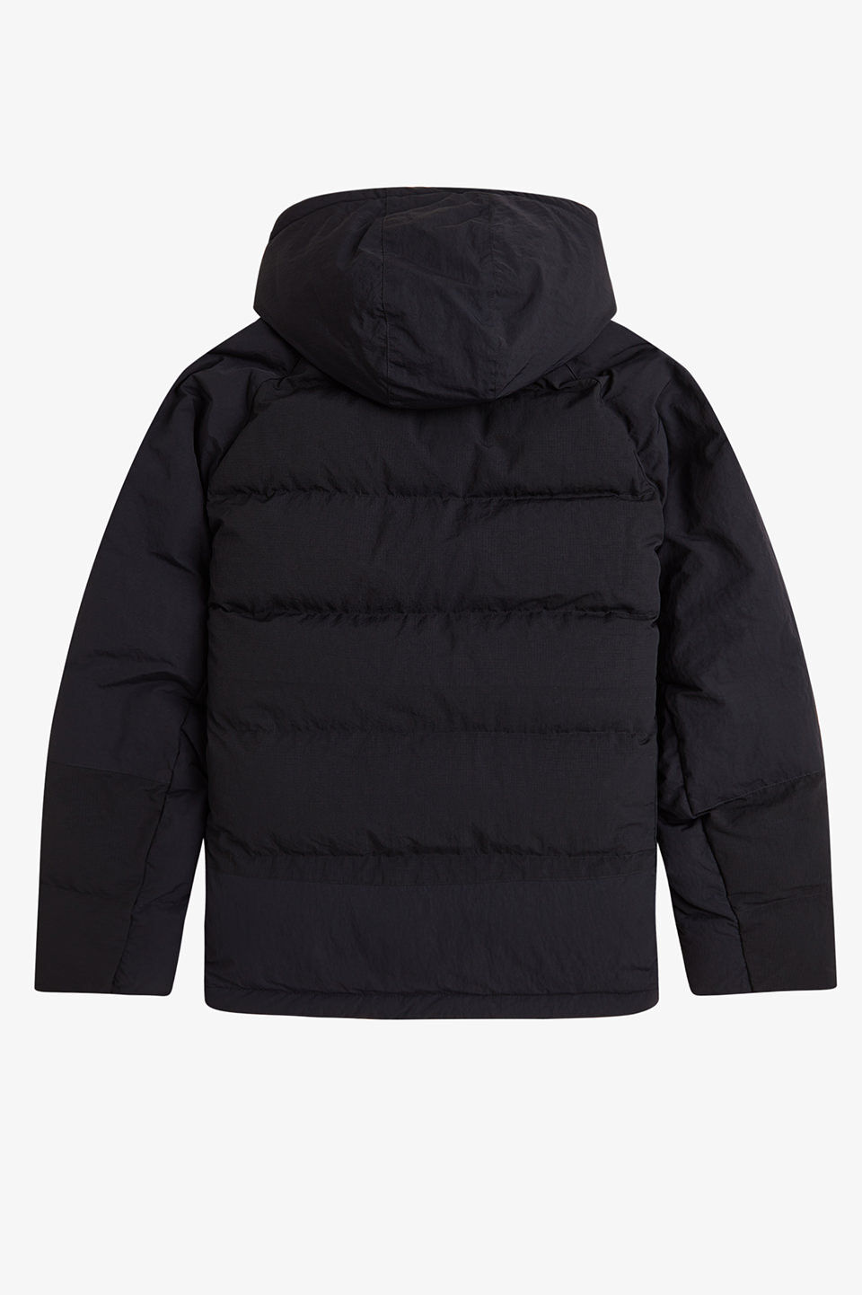 FRED PERRY 「FRED PERRY／Fabric Block Padded Jacket／ワンポイントロゴ フーデッドパデッドジャケット」|ブルゾン・スタジャン|