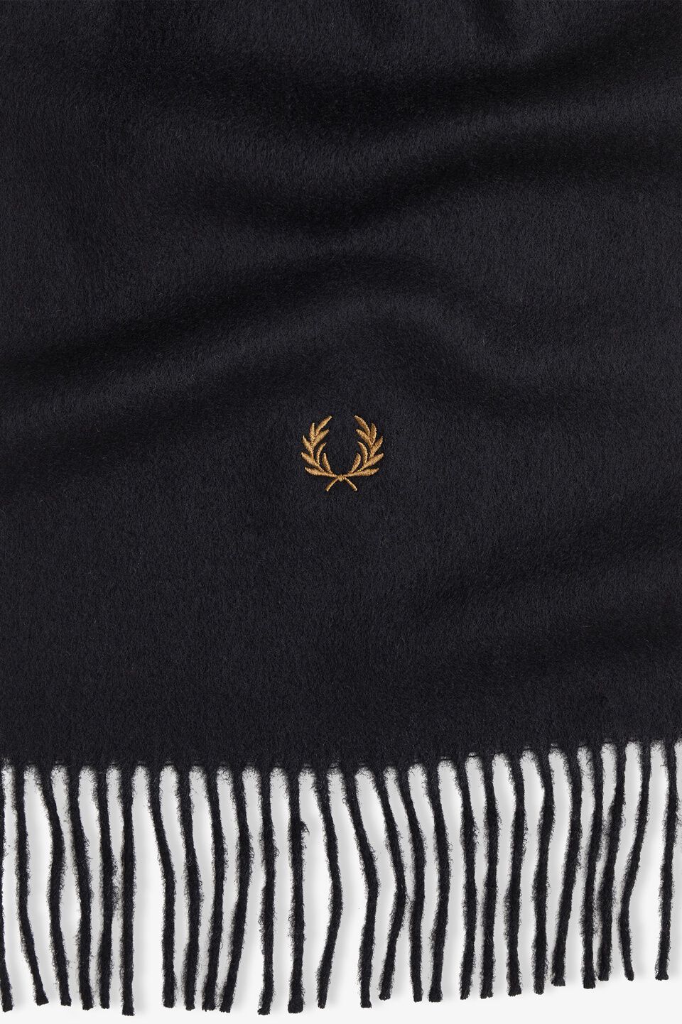 FRED PERRY 「FRED PERRY／Plain Woven Scarf／ワンポイントロゴ ウールマフラー」|マフラー|