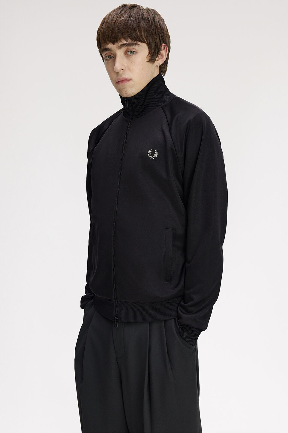FRED PERRY 「FRED PERRY／Tartan Applique Track Jacket／タータンアップリケトラックジャケット」|スウェット・ジャージ|