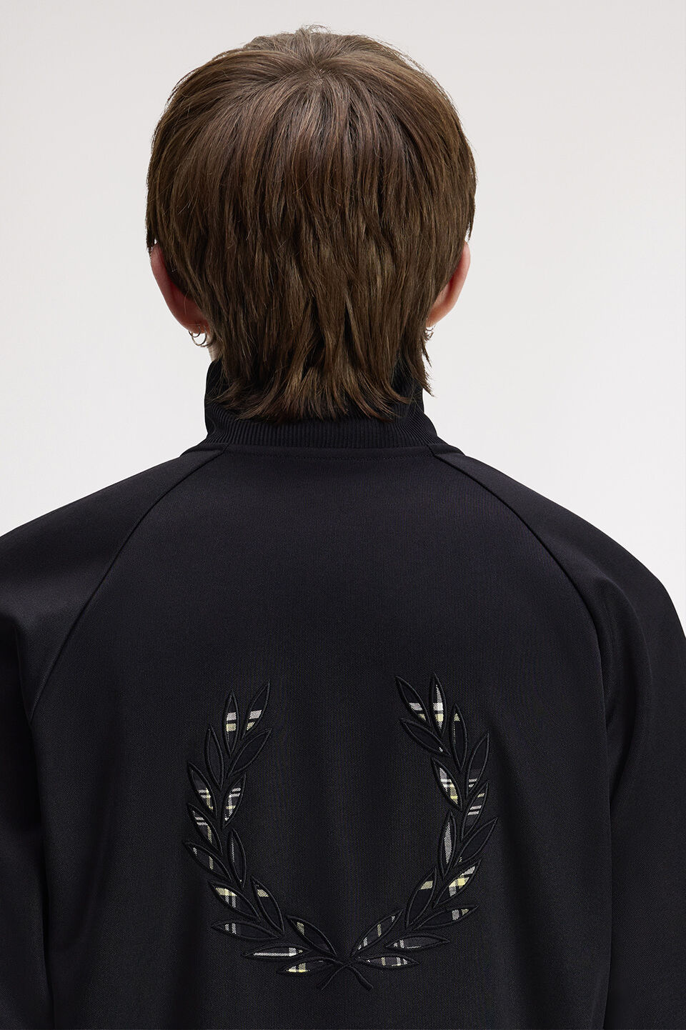 FRED PERRY 「FRED PERRY／Tartan Applique Track Jacket／タータンアップリケトラックジャケット」|スウェット・ジャージ|