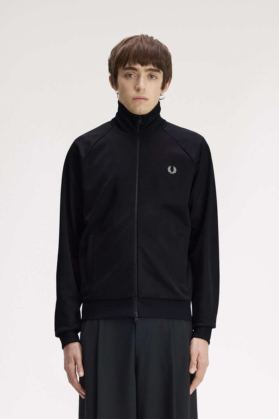 FRED PERRY 「FRED PERRY／Tartan Applique Track Jacket／タータンアップリケトラックジャケット」|スウェット・ジャージ|