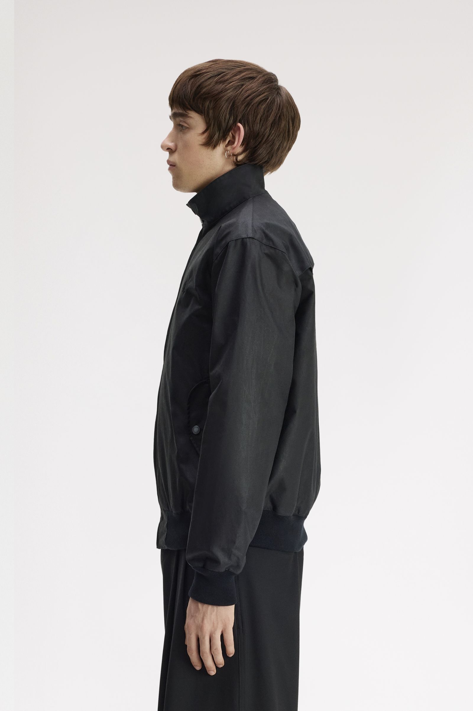 FRED PERRY 「FRED PERRY／Made In England Waxed Harrington Jacket／イギリス製 ワックスハリントンジャケット」|ブルゾン・スタジャン|