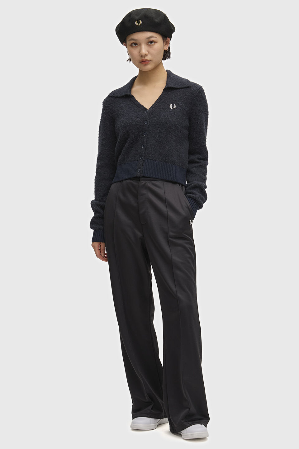 FRED PERRY 「FRED PERRY／Brushed Cardigan／オープンカラーカーディガン」|ポロシャツ|
