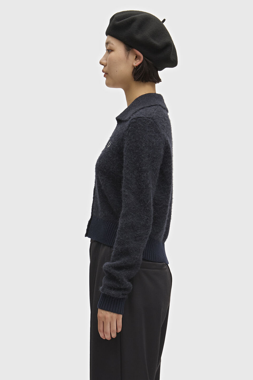 FRED PERRY 「FRED PERRY／Brushed Cardigan／オープンカラーカーディガン」|ポロシャツ|