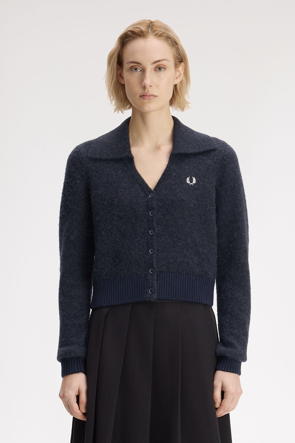 FRED PERRY 「FRED PERRY／Brushed Cardigan／オープンカラーカーディガン」|ポロシャツ|