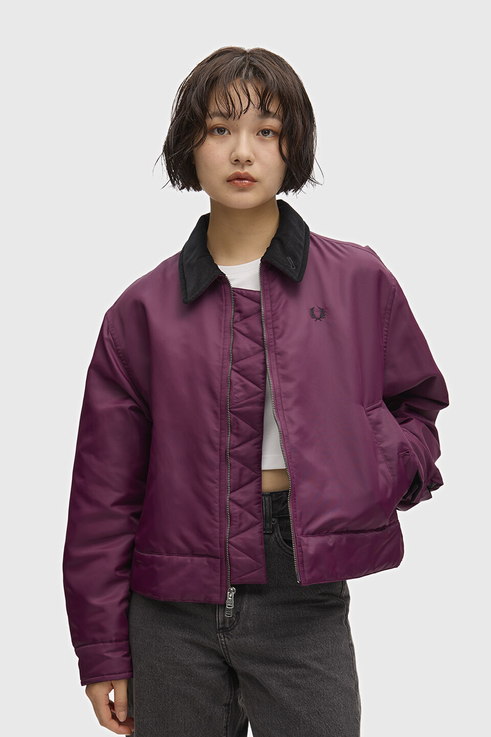 FRED PERRY 「FRED PERRY／Padded Caban Jacket／パテッドカバンジャケット」|ブルゾン・スタジャン|