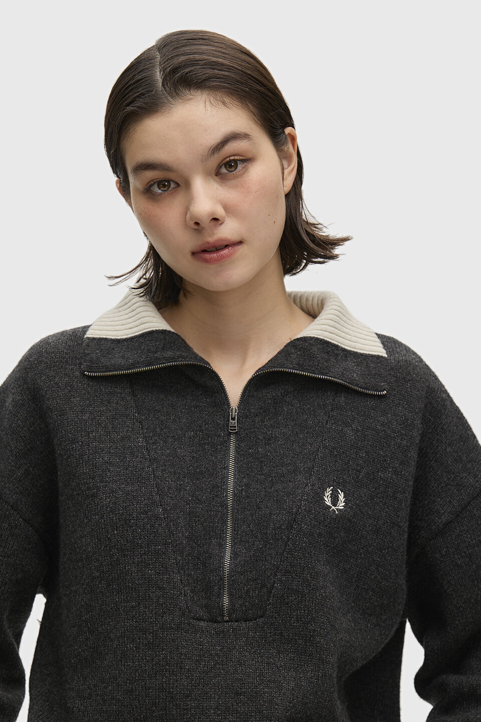 FRED PERRY 「FRED PERRY／Half Zip Jumper／ハーフジップニット」|ニット・セーター|