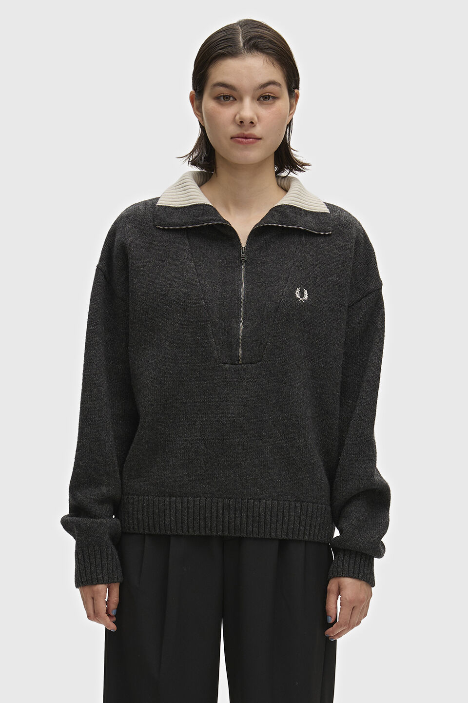 FRED PERRY 「FRED PERRY／Half Zip Jumper／ハーフジップニット」|ニット・セーター|