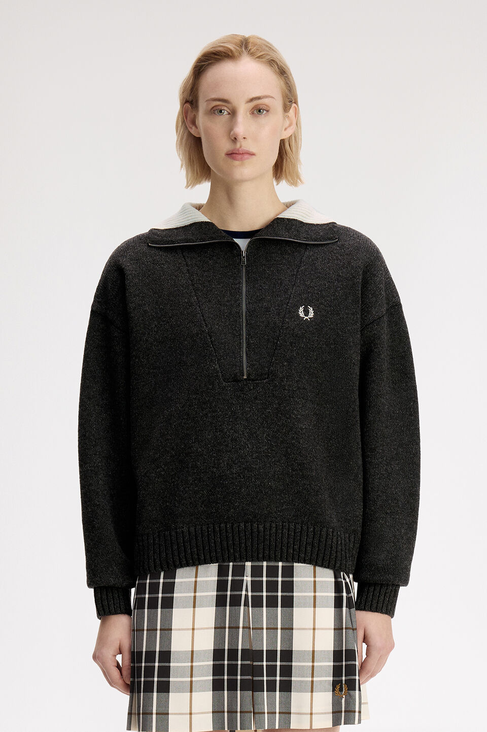 FRED PERRY 「FRED PERRY／Half Zip Jumper／ハーフジップニット」|ニット・セーター|