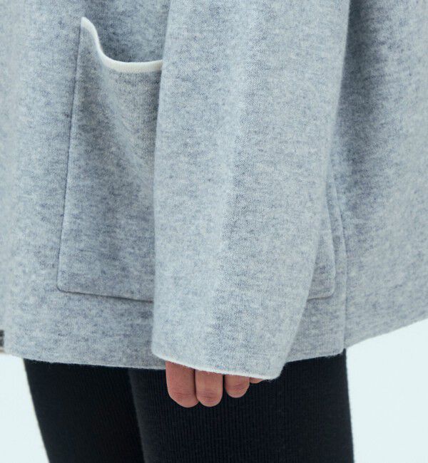 GALERIE VIE「ダブルフェイスニット リバーシブルショートコート」|その他|