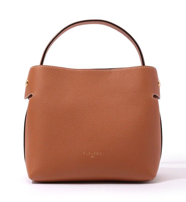 TOMORROWLAND GOODS「FLEURON MEDIUM SWANN バッグ」|ハンドバッグ|45 キャメル