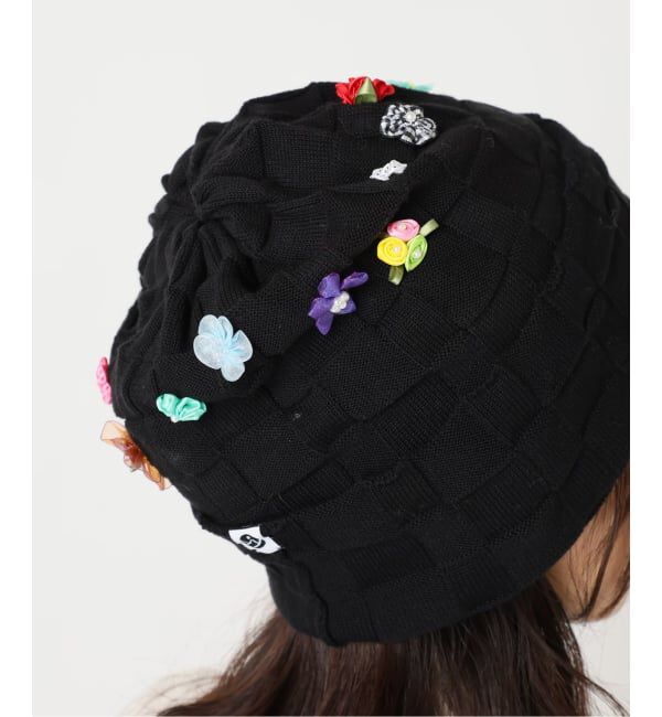  「《予約》YANYAN FLORAL BEANIE YYW26-1731：ニットキャップ」|キャップ・キャスケット|