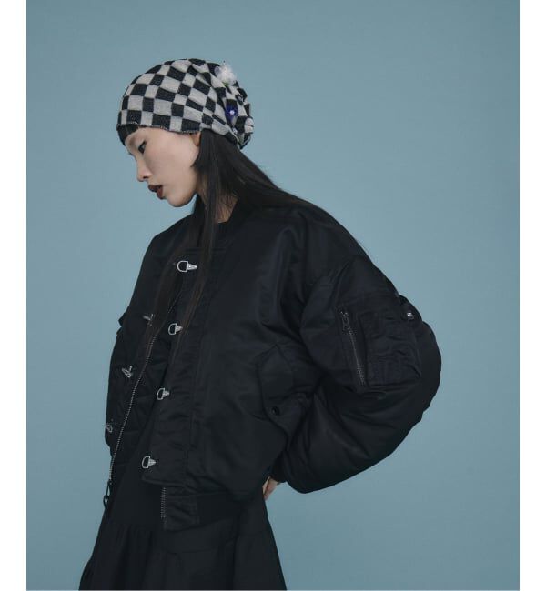  「《予約》YANYAN CHECK BEANIE YYW26-1732：ニットキャップ」|ニット帽|