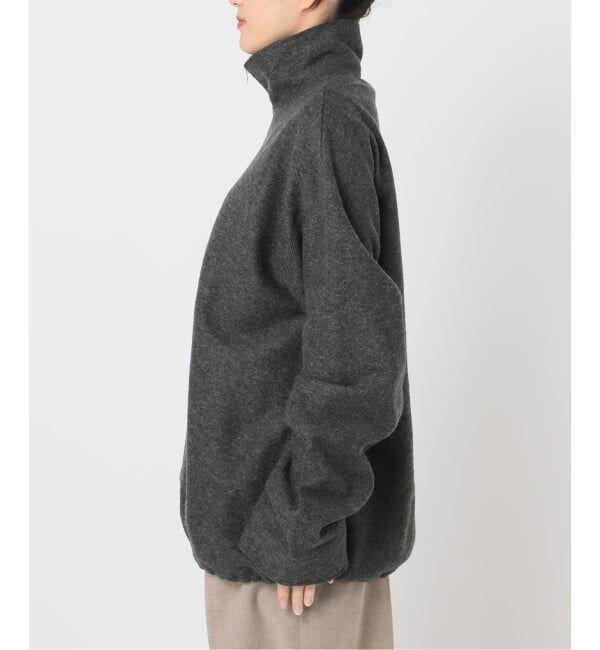  「《追加予約4》FELTED WOOL HALF ZIP TOP：カットソー」|Tシャツ・カットソー|