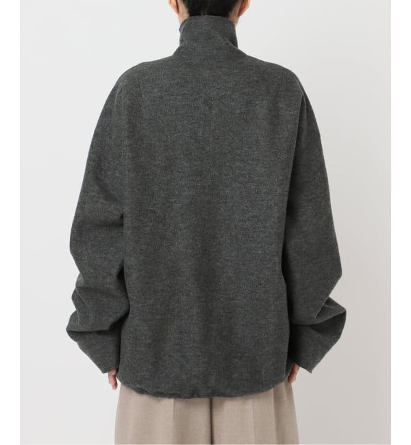  「《追加予約4》FELTED WOOL HALF ZIP TOP：カットソー」|Tシャツ・カットソー|