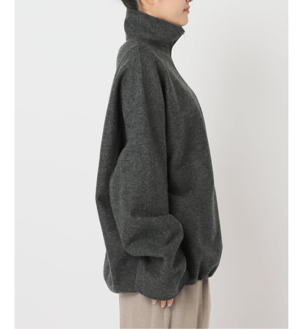  「《追加予約4》FELTED WOOL HALF ZIP TOP：カットソー」|Tシャツ・カットソー|