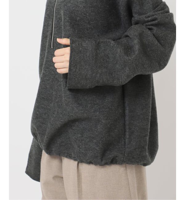  「《追加予約4》FELTED WOOL HALF ZIP TOP：カットソー」|Tシャツ・カットソー|