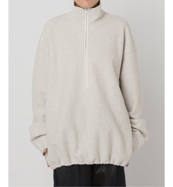  「《追加予約4》FELTED WOOL HALF ZIP TOP：カットソー」|Tシャツ・カットソー|