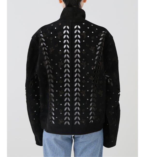  「MASU IVY HOLE LEATHER FLIGHT JACKET M26H9BL005：ジャケット」|ライダースジャケット|