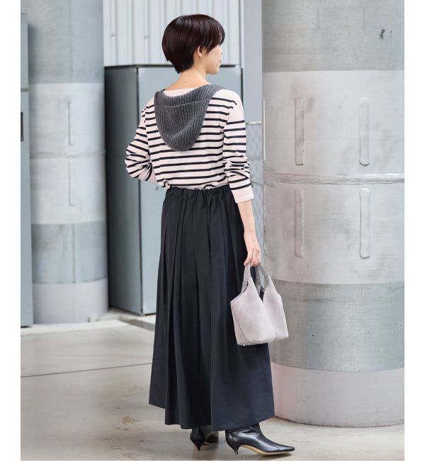 IENA「《WEB限定/追加》SEATTLEボーダーボートネックプルオーバー」|ニット・セーター|
