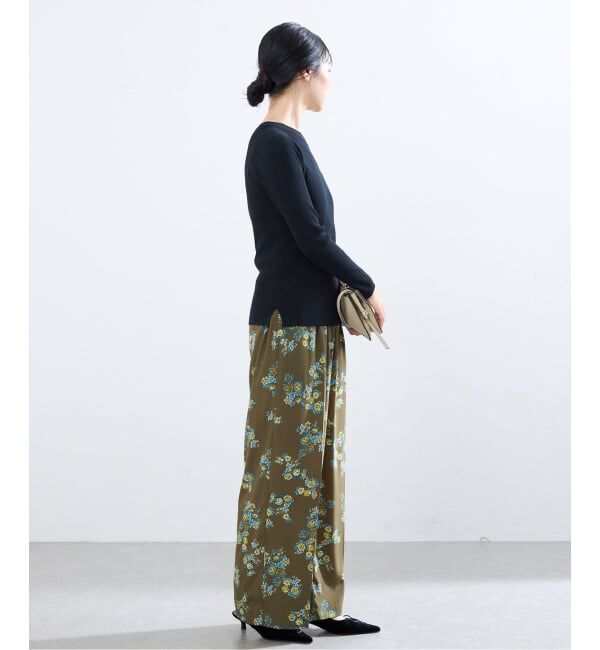IENA「《手洗い可》ECO SPLASH ボートネックプルオーバー」|ニット・セーター|