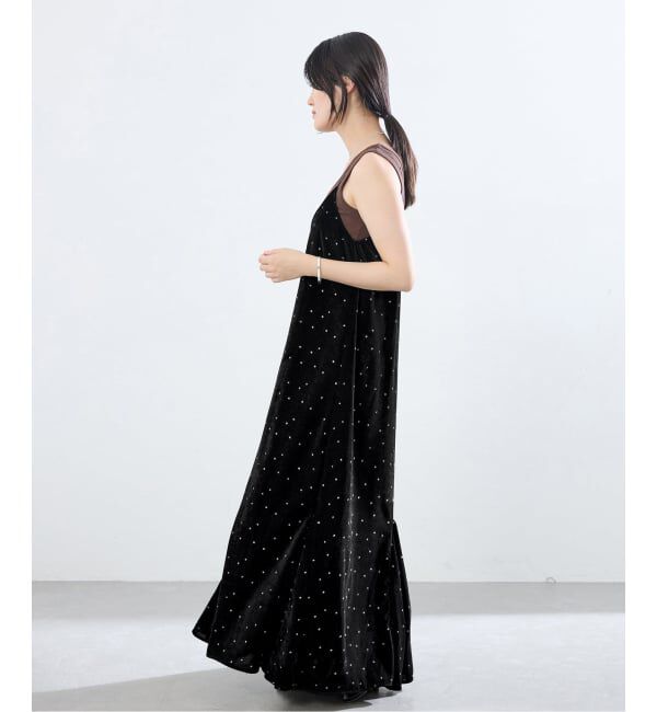 IENA「COUTURE D'ADAM/クチュールドアダム 別注 Glitter Dress ワンピース」|ワンピース|