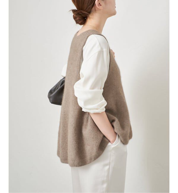 IENA「《追加》enrica/エンリカ FLARE KNIT TOP KNIT246」|ニット・セーター|