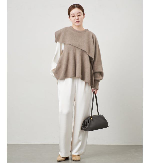 IENA「《追加》enrica/エンリカ FLARE KNIT TOP KNIT246」|ニット・セーター|