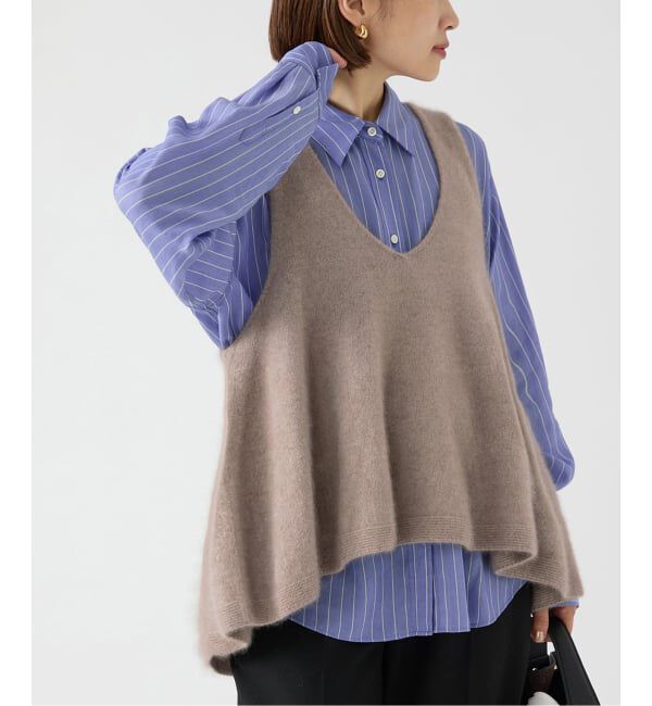 IENA「《追加》enrica/エンリカ FLARE KNIT TOP KNIT246」|ニット・セーター|