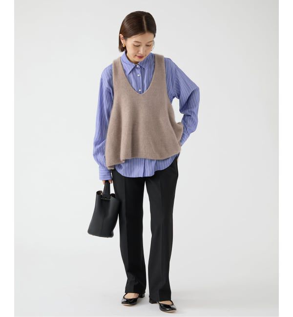 IENA「《追加》enrica/エンリカ FLARE KNIT TOP KNIT246」|ニット・セーター|