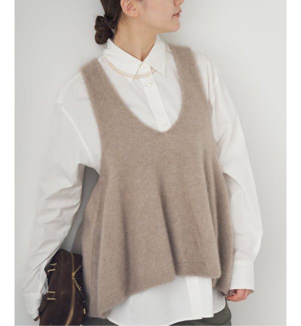 IENA「《追加》enrica/エンリカ FLARE KNIT TOP KNIT246」|ニット・セーター|