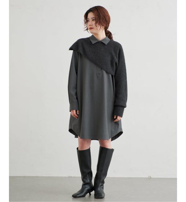 IENA「enrica/エンリカ LAYERED KNIT ニット KNIT296」|ニット・セーター|