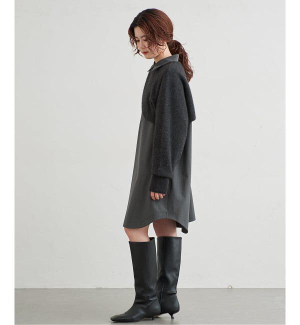 IENA「enrica/エンリカ LAYERED KNIT ニット KNIT296」|ニット・セーター|