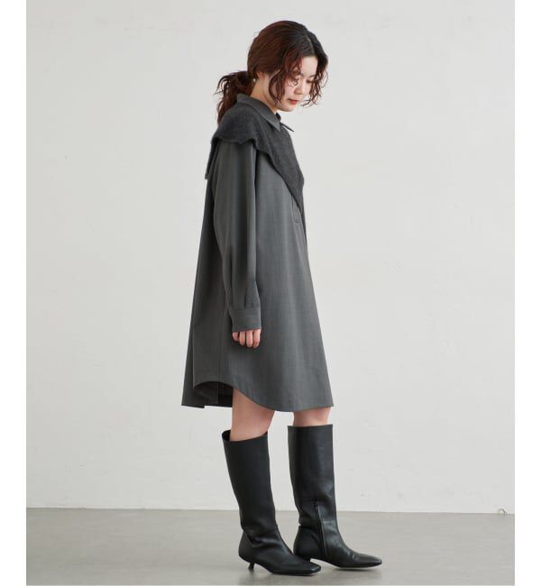 IENA「enrica/エンリカ LAYERED KNIT ニット KNIT296」|ニット・セーター|