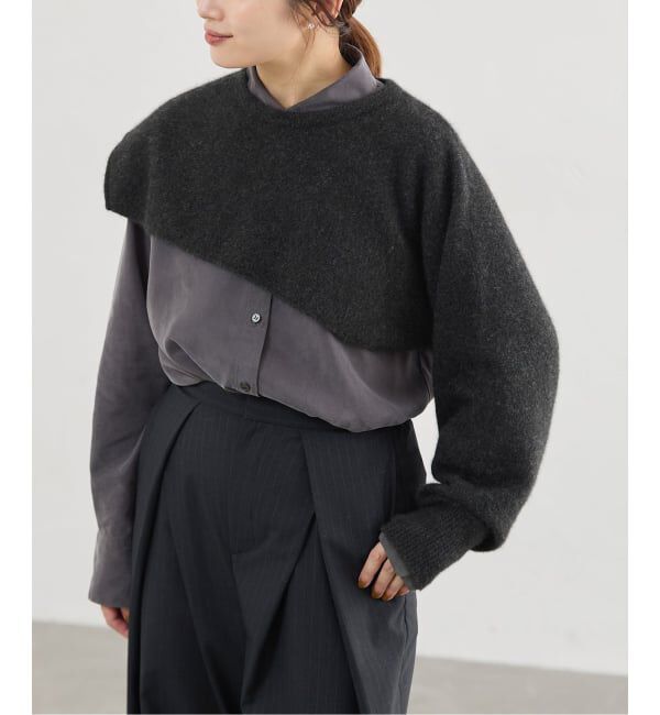 IENA「enrica/エンリカ LAYERED KNIT ニット KNIT296」|ニット・セーター|