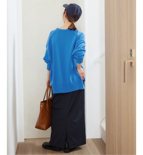 SLOBE IENA「《WEB限定/追加》バルキーコットンプルオーバー」|ニット・セーター|