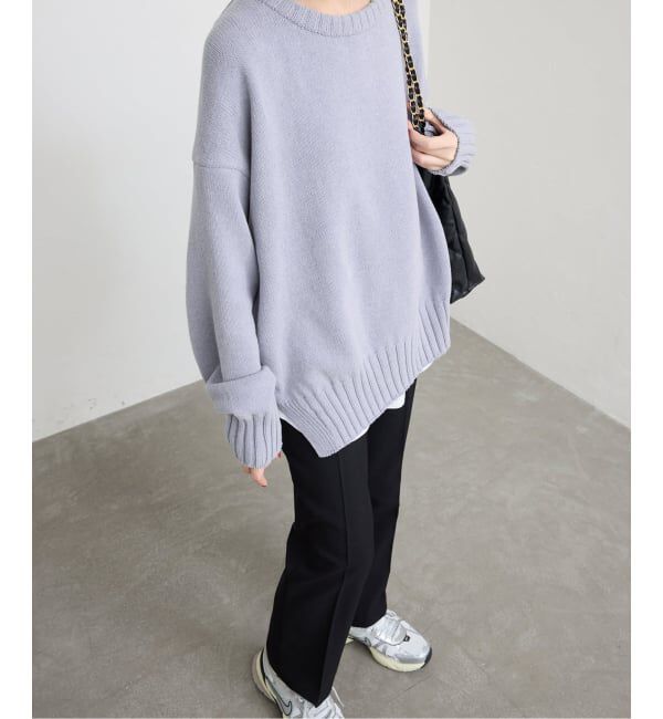 SLOBE IENA「《WEB限定/追加》バルキーコットンプルオーバー」|ニット・セーター|
