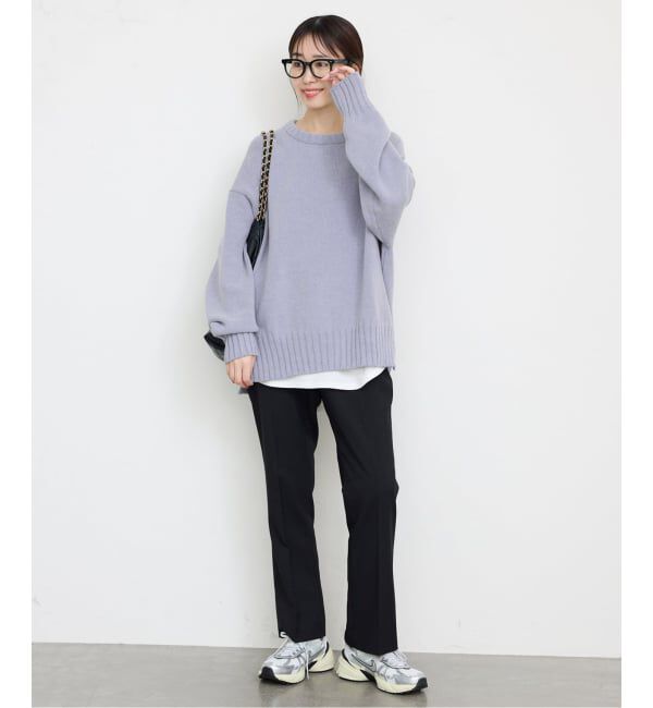 SLOBE IENA「《WEB限定/追加》バルキーコットンプルオーバー」|ニット・セーター|
