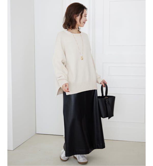 SLOBE IENA「《WEB限定/追加》バルキーコットンプルオーバー」|ニット・セーター|