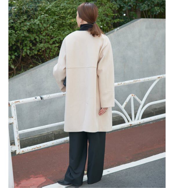 SLOBE IENA「《WEBのみ4サイズ展開/WEB限定カラー/吸湿発熱/予約》CIRCULATE WARM タックパンツ」|スラックス|