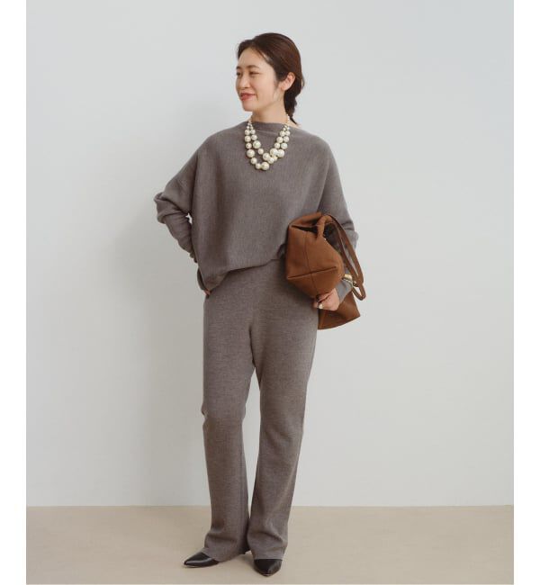 VERMEIL par iena「ミラノリブ パンツ」|その他|