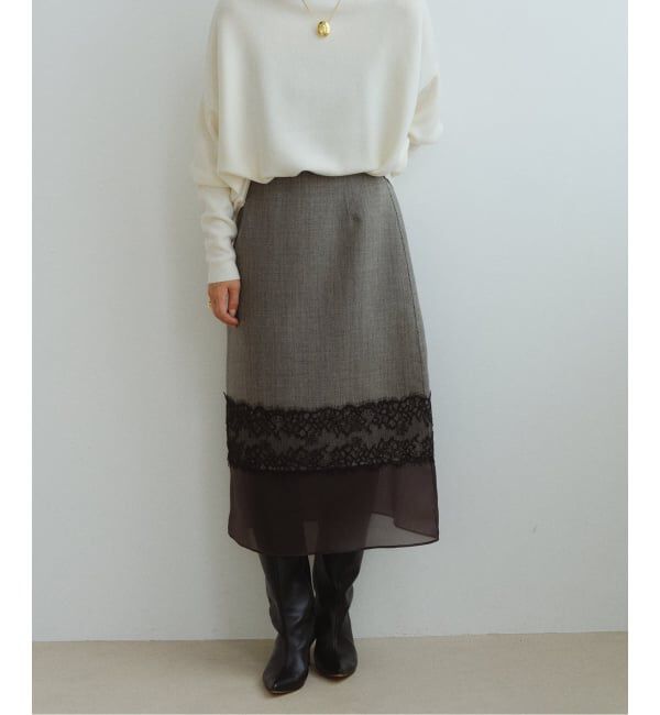 VERMEIL par iena「Shark skin スカート」|スカート|