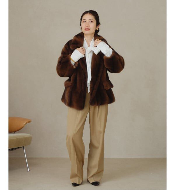 VERMEIL par iena「ファージャケット」|その他|