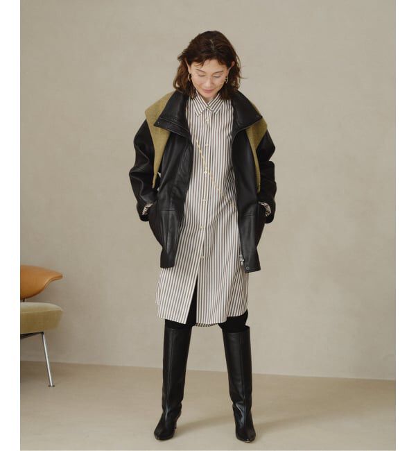 VERMEIL par iena「ロングシャツ」|シャツ・ブラウス|