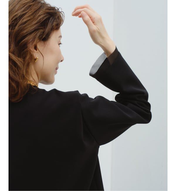 VERMEIL par iena「《追加2》Minimal Double Cross ブラウス」|シャツ・ブラウス|