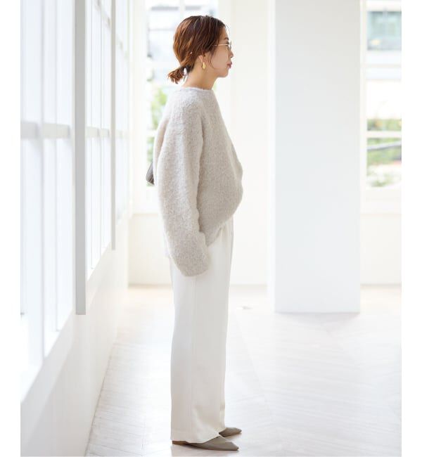 IENA「ウオッシャブルダブルサテンイージーパンツ」|その他|