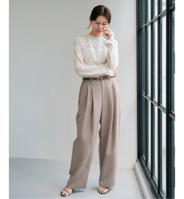 IENA「アーチタックパンツ」|その他|