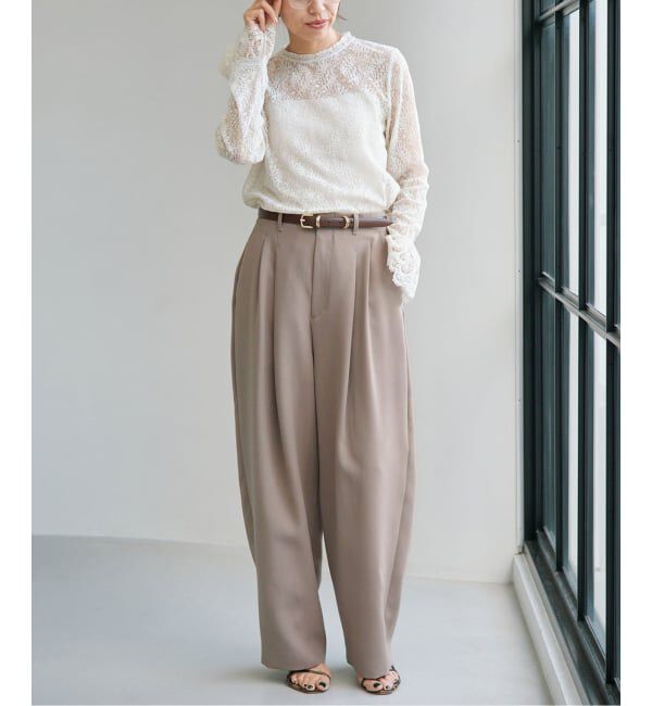IENA「アーチタックパンツ」|その他|