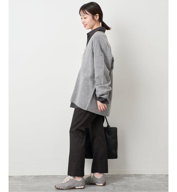 SLOBE IENA「《WEB限定カラーあり》echecs Vネックプルオーバー」|ニット・セーター|